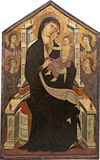 Maesta(Madonna and Child with Four Angels), c. 1290
