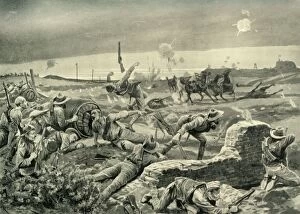 2nd Boer War Gallery: Mafeking: Eloffs Desperate Attack on the Eve of the Relief, (1901). Creator: Unknown