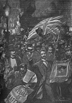 1st Baronet Gallery: Mafeking night in London, 1900 (1906)
