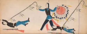 Maffet Ledger: Drawing, ca. 1874-81. Creator: Unknown