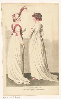 Magazine of Female Fashions of London and Paris. No. 22. London Full Dresses. 1798-1806. Creator: Unknown