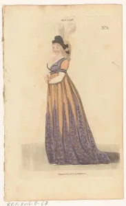 Printing Ink Prints: Magazine of Female Fashions of London and Paris