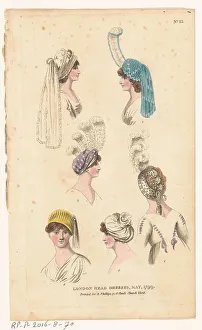 Caps Prints: Magazine of Female Fashions of London and Paris