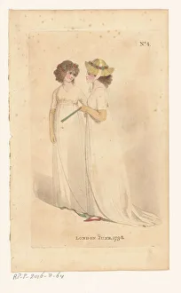 Artificial Flowers Prints: Magazine of Female Fashions of London and Paris
