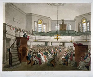 Magdalen Chapel, St Georges Fields, Southwark, London, 1809