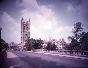 University Prints: Magdalen College and Great Tower, Oxford, c1955. Creator: Arthur Charles Kirby Ware