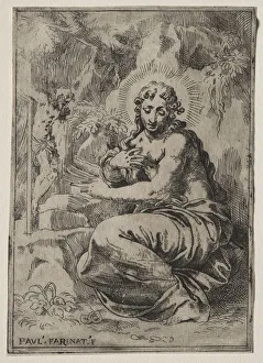 Late 16th Century Prints: The Magdalen, late 16th century. Creator: Paolo Farinati (Italian, 1522-1606)