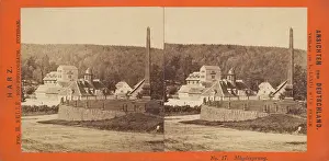 Stereoscopy Prints: Magdesprung, c1870-1890.
Creator: H Selle