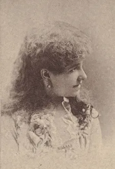 Photolithograph Prints: Maggie Mitchell, from the Actresses series (N67) promoting Virginia Brights Cigarettes