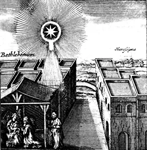 Magi presenting gifts to the infant Jesus, 1666. Artist: Stanislaus de Lubienietski