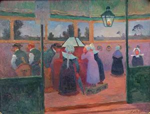 Brittany Prints: The Magic Lantern. Creator: Du Puigaudeau, Ferdinand (1864-1930)