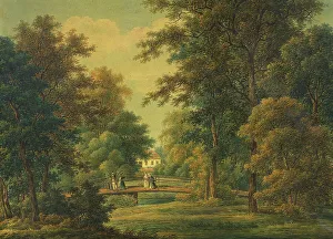 Magistrate Heurlin's Residence Truveholm in Västergötland. Creator: Johan Fredrik Julin