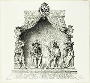 The Four Magistrates of Besançon, 1825. Creator: Jean-Auguste-Dominique Ingres