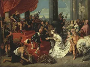 Magnanimity Prints: The Magnanimity of Scipio Africanus, 1641. Creator: Simon de Vos