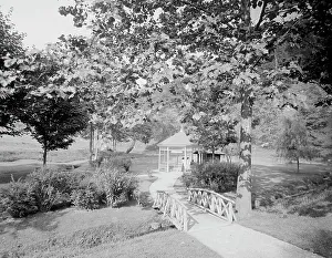 Public Baths Prints: Magnesia spring, Virginia Hot Springs, c.between 1910 and 1920. Creator: Unknown