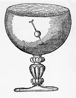 Cork Prints: A magnetized needle pushed through a ball of cork