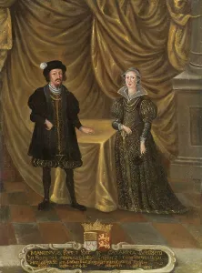 Magnus I, died 1543, Duke of Saxe-Lauenburg, Catherine, 1488-1563, Princess, c16th century. Creator: Unknown