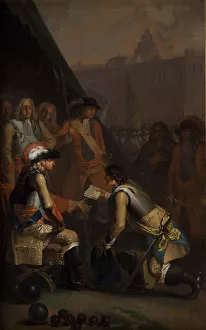 Abildgaard Prints: Magnus Stenbock Surrenders the Fortress of Tonning to Frederick IV in 1714, 1785