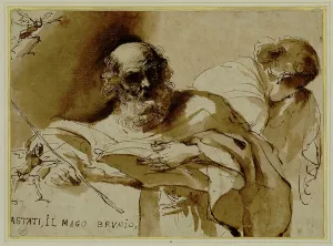 Turin Prints: Mago Brumio. Creator: Guercino (1591-1666)