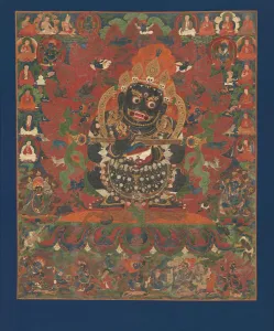 Tibetan Collection: Mahakala, Protector of the Tent, ca. 1500. Creator: Unknown