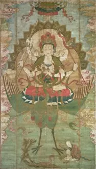 Lotus Flower Gallery: Mahamayuri Vidyaraja, Liao dynasty (916-1125), 11th century. Creator: Unknown