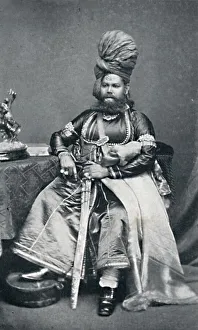 Bourne Shepherd Gallery: Maharaja of Panab, Bombay Presidency, 1902. Artist: Bourne & Shepherd