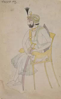 Maharaja Gallery: Maharaja Ranbir Singh, ca. 1860-80. Creator: Unknown