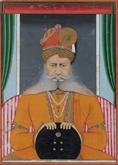 Rajah Prints: Maharaja Sardar Singh of Bikaner, ca. 1860-70. Creator: Chotu