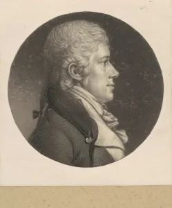 Charles B J Fevret Prints: Mahlon Dickerson, 1802. Creator: Charles Balthazar Julien Fevret de Saint-Memin
