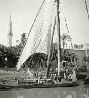 Muhammad Ali Gallery: On the Mahmoudiyah Canal, Alexandria, Egypt, 20th century. Artist: J Dearden Holmes