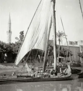 Muhammad Ali Gallery: On the Mahmoudiyah Canal, Alexandria, Egypt, 20th century. Artist: J Dearden Holmes