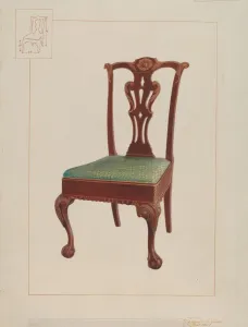 Edward L Loper Prints: Mahogany Chair, 1937. Creator: Edward L Loper