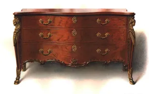 Macquoid Prints: Mahogany commode, 1906. Artist: Shirley Slocombe