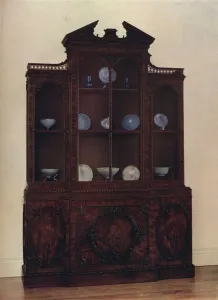 Display Case Gallery: Mahogany Glass-Fronted Case, c1760. Artist: William Vile