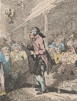 The Maiden Speech, October 5, 1785. October 5, 1785. Creator: Thomas Rowlandson