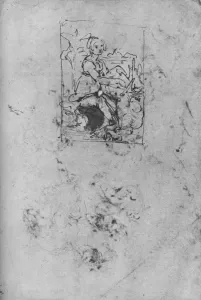 Leadpoint Prints: Maiden with a Unicorn, c1478-1480 (1945). Artist: Leonardo da Vinci