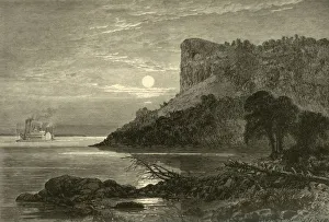 Steamboat Prints: Maidens Rock, Lake Pepin, 1874. Creator: John Filmer