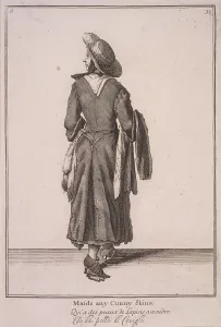 Marcellus Laroon Prints: Maids any cunny skins, Cries of London, (1688?)