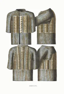 Chainmail Prints: Mail and plate armour. From the Antiquities of the Russian State, 1849-1853