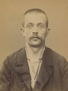 Arrested Collection: Maillabuau. Auguste, Leon. 30 ans, ne le 23 / 8 / 93 a Paris Vle. Anarchiste