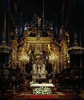 Pilgrimage Prints: Main Chapel, Cathedral of Santiago