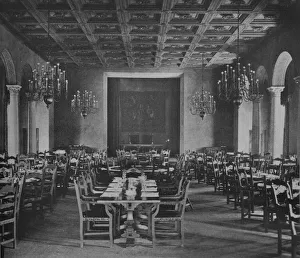 Main dining room, University Club Building, Los Angeles, California, 1923