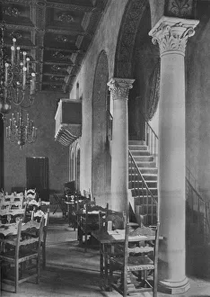 Los Angeles Prints: Detail of main dining room, University Club Building, Los Angeles, California, 1923
