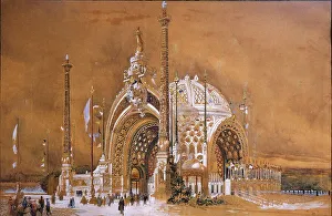 Main Entrance (Porte Monumentale). Exposition Universelle de 1900, 1898. Creator: Binet, René (1866-1911)