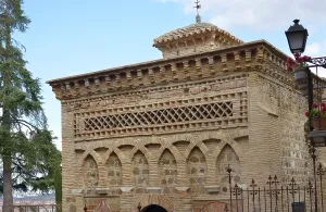 Brickwork Prints: Main facade, facing west, Cristo de la Luz Shrine