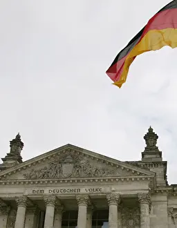 Details Prints: Main facade, Reichstag Building, Berlin, Germany, 2025. Creator: LTL