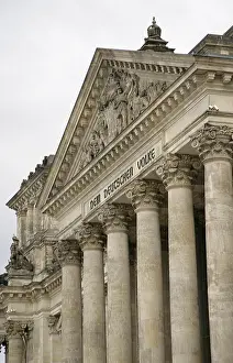 Details Prints: Main facade, Reichstag Building, Berlin, Germany, 2025. Creator: LTL