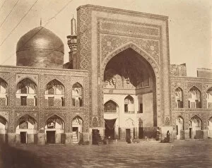 [Main Gate of Imam Riza, Mashhad, Iran], 1850s. Creator: Possibly by Luigi Pesce