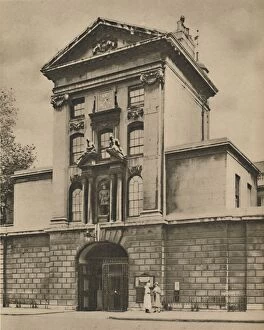 Gatehouse Collection: Main Gate of St. Bartholomews, Londons Eldest Hospital, c1935. Creator: Donald McLeish