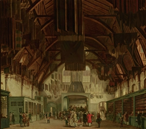 Mauritshuis Prints: The Main Hall of the Binnenhof in The Hague